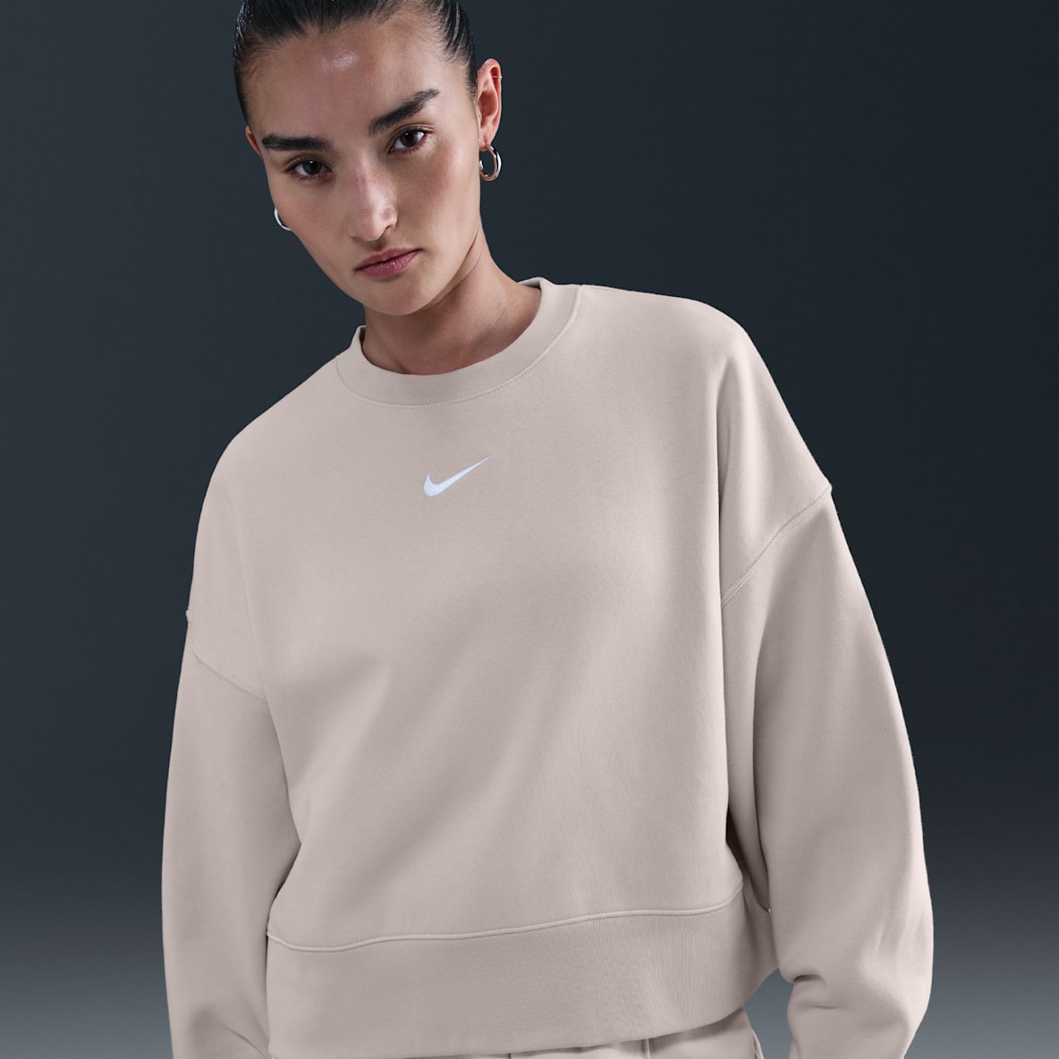 ⭕️美品 NIKE スウェットセットアップ クロップド丈 オーバーサイズ AS+W+NSW+PHNX+FLC+QZ+CROP+GCEL.png